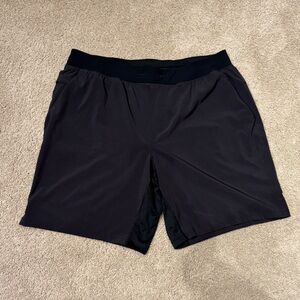 Lululemon Pace Breaker Lined Black Shorts Men's XL
